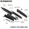 N Artisan Cutlery Sirius Black G10 1849P-BBK