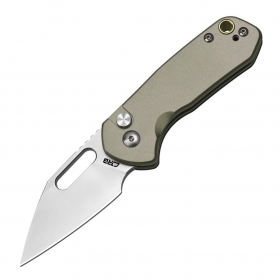 N CJRB Cutlery Mini Pyrite Green Aluminium J1933-GN