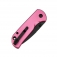 N CJRB Cutlery Mica Pink Aluminium Black Blade J1934-BPK