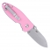N CRKT Squid Button Lock Rose Quartz 2474P