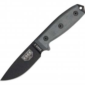 N ESEE 3 Plain Edge Coyote Sheath Molle