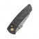 N Kansept Knives Main Street Damascus Shred Carbon K1015V1