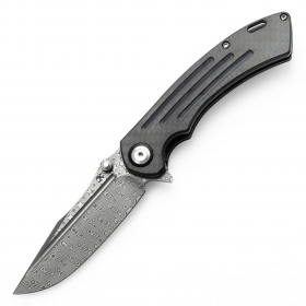 N Kansept Knives Pretatout Damascus Carbon G10 K1032D3