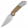 N Kansept Knives Fenrir Amber PEI + Titanium K1034P1