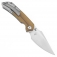 N Kansept Knives Fenrir Amber PEI + Titanium K1034P1