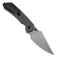 N Kansept Knives Fenrir Damascus Twill Carbon K1034S6