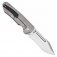 N Kansept Knives Superhawk Titanium Brown Micarta K1084B1