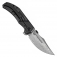 N Kansept Knives Orion Damascus Blackwash Titanium K1089A3