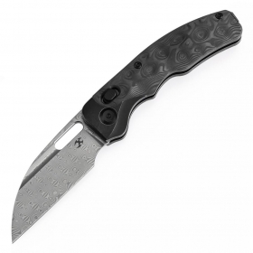 N Kansept Knives Vivid Damascus Rose Carbon K1094V1