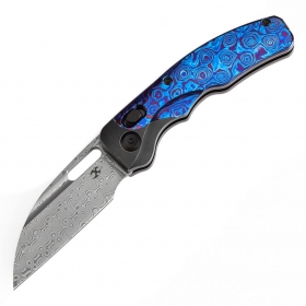 N Kansept Knives Vivid Damascus Timascus K1094V5