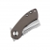 N Kansept Knives Mini Korvid Bronze Titanium K3030A3