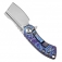N Kansept Knives Mini Korvid Lightning Strike Titanium K3030A8