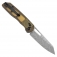N Kansept Knives Tenable Shard Damascus Amber PEI T1006V7
