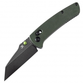 N Kansept Knives Main Street Green Micarta T1015V6