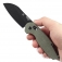 N Kansept Knives Tenable Model 6 Green Micarta T1022V2