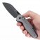 N Kansept Knives Tenable Model 6 Black Micarta T1022V5