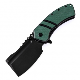 N Kansept Knives XL Korvid Green G10 T1030A1