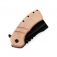 N Kansept Knives XL Korvid Brown Micarta T1030A2