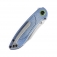 N Kansept Knives Tenable Prometheus Blue Micarta T1040A3