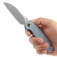 N Kansept Knives Tenable Prometheus Blue Micarta T1040A3