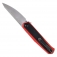 N Kansept Knives Integra Red and Black G10 T1042A3