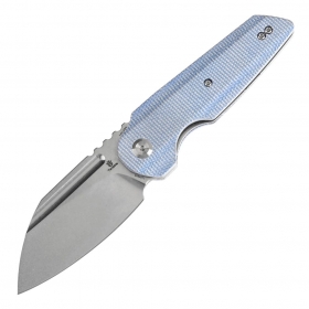 N Kansept Knives Tenable Rafe L Blue Micarta T1048A3