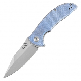 N Kansept Knives Tenable Rei Blue Micarta T1061A1