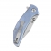 N Kansept Knives Tenable Rei Blue Micarta T1061A1