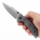 N Kansept Knives Tenable Rei Black Micarta T1061A3