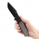 N Kansept Knives Shikari SBL Aluminum + Black Micarta T2027B1
