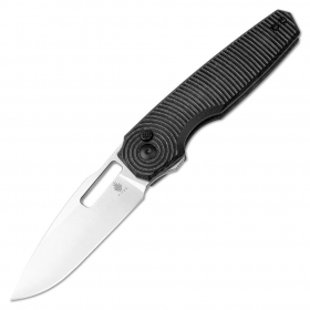 N Kizer Vanguard Dogfish Black Micarta V3640A1