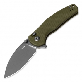 N Kizer Vanguard Mini Grouper Green G10 V3669A3
