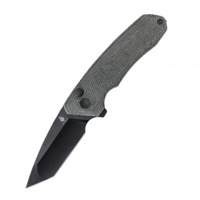 N Kizer Vanguard Mad Tanto Micarta Black V4602C1