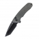 N Kizer Vanguard Mad Tanto Micarta Black V4602C1