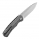 N QSP Knives Puffin Titanium + Carbon Fiber Stonewash QS127-D1