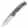 N QSP Knives Puffin Titanium + Red-Blue Camo Carbon QS127-G1