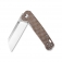 N QSP Knives Penguin Texture Brown Micarta QS130-A