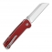 N QSP Knives Penguin Red Micarta QS130-D