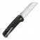 N QSP Knives Penguin Blue Shred Carbon Fiber + G10 QS130-TBL