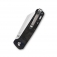 N QSP Knives Penguin Blue Shred Carbon Fiber + G10 QS130-TBL
