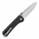 N QSP Knives Hawk Marbled Carbon Fiber QS131-C