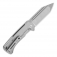 N QSP Knives Rhino Texture Titanium QS143-G