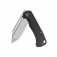 N QSP Knives Rhino Black Texture Titanium QS143-H