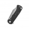 N QSP Knives Rhino Black Texture Titanium QS143-H