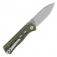 N QSP Knives Canary Olive Green G10 QS150-F1