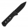 N QSP Knives Canary Glyde Black G10 Black Blade QS150GL-A2