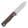N QSP Knives Canary Dark Brown Micarta QS155-A1