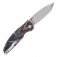 N QSP Knives Turtle Punk Colorful G10 QS158-A1
