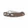 N Spyderco Military 2 Brown Micarta CPM CRU-WEAR C36MPCW2